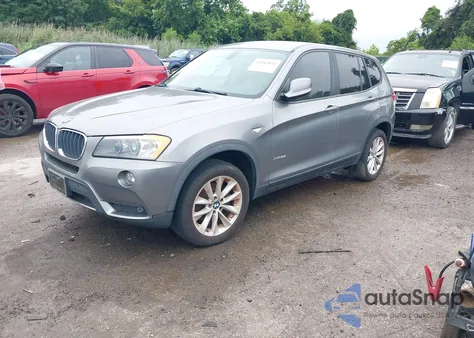 2013 BMW X3 xDrive28I из США, поврежденный, VIN 5UXWX9C54DL874243